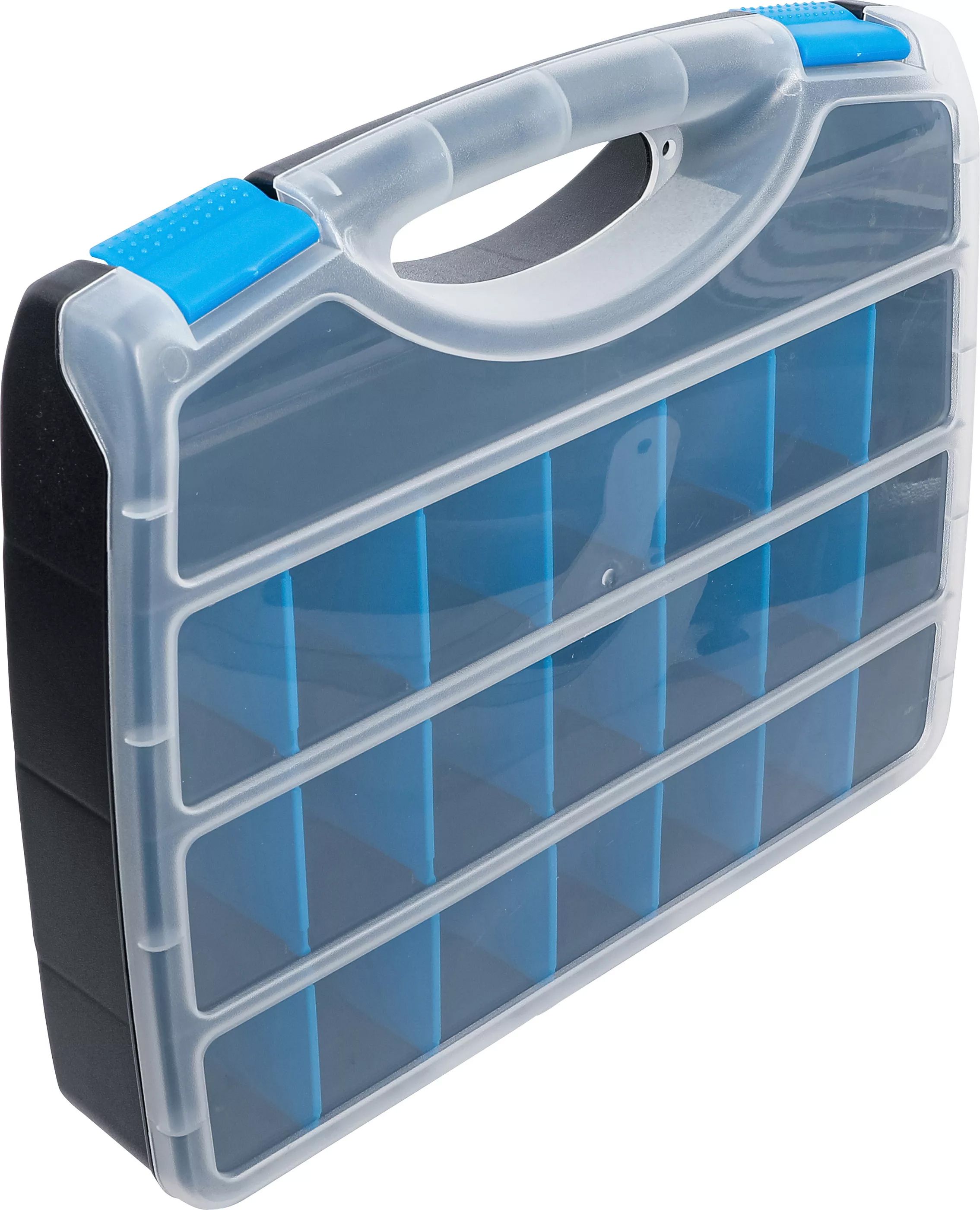 BGS Technic 9-9456 variálható szortimenter tárolódoboz, 380 x 320 x 65 mm, 23 rekesz termék fő termékképe