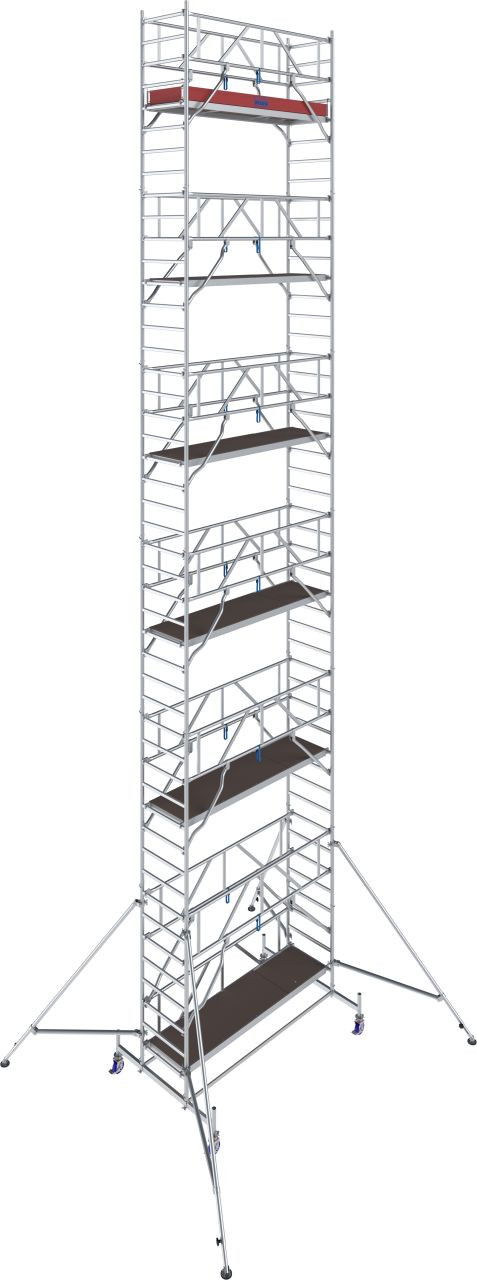 Krause STABILO Professional gurulóállvány, 10 -es sorozat, mezőméret: 2.5 m x 0.75 m, munkamagasság: 13.4 m termék fő termékképe