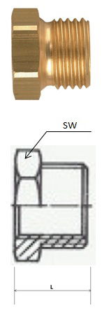 (R84N) G 1/8i x G 1/4a csatlakozású szűkítő karmantyú, rövid termék fő termékképe