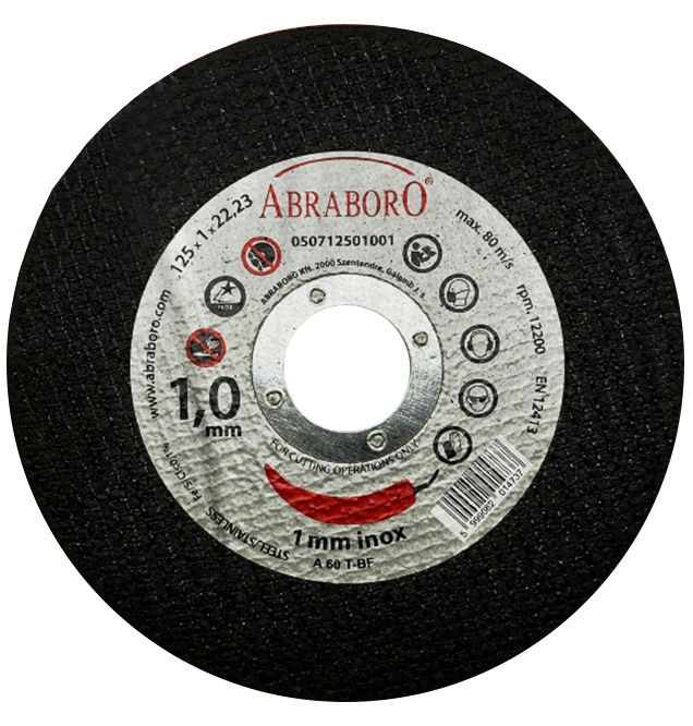 Abraboro 180 x 1.6 x 22 mm Chili fém + inox vágókorong, 10 db/csomag termék fő termékképe