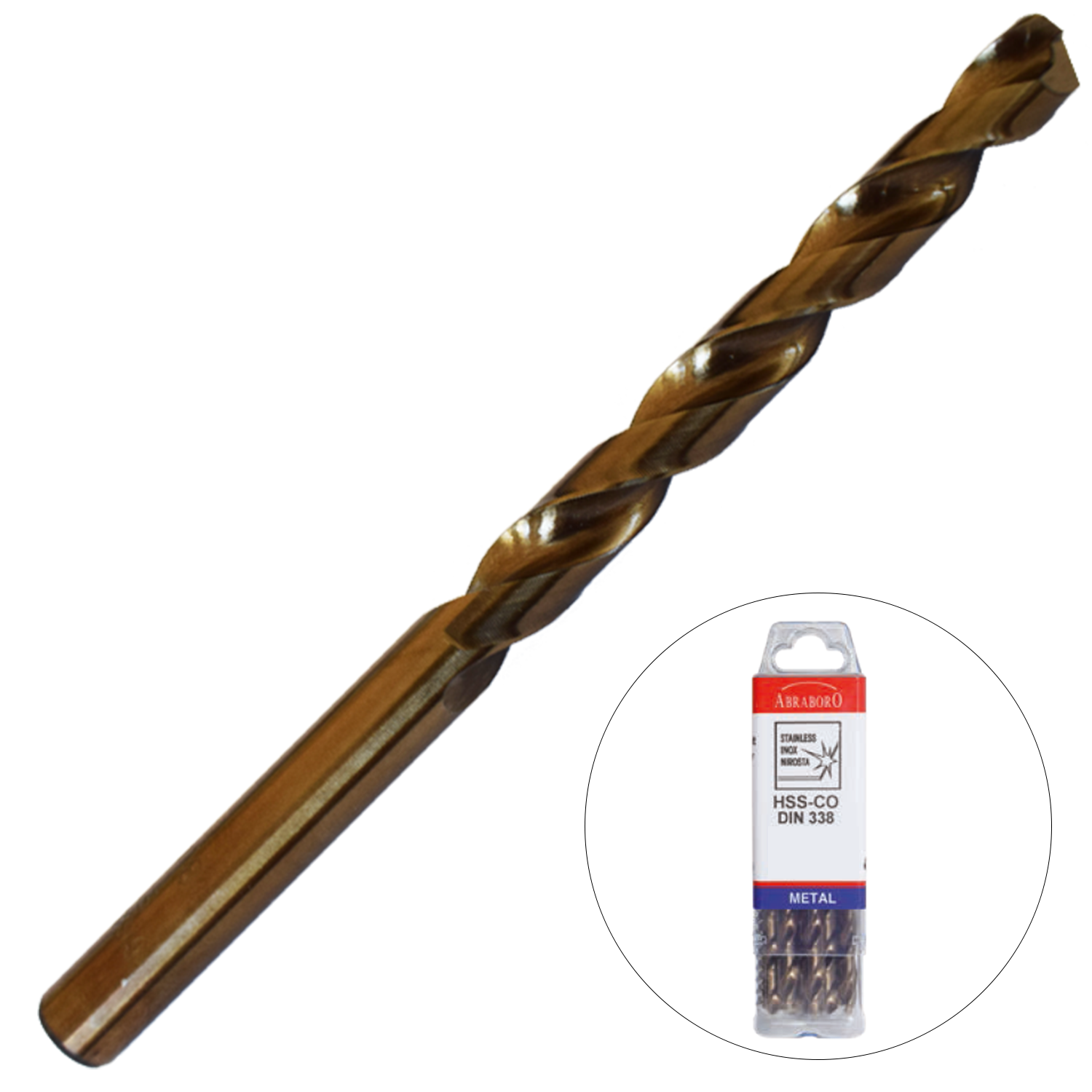 Abraboro 5.1 x 86 / 52 mm HSS-Co fémcsigafúró X-Pack, 10 db/csomag termék fő termékképe