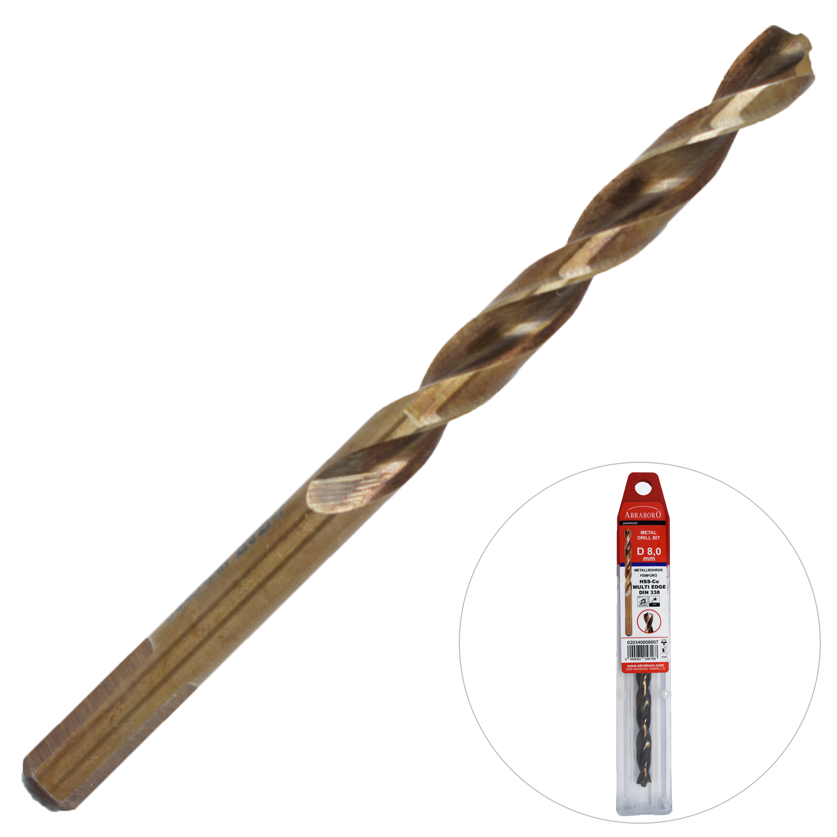 Abraboro 7 x 109 / 69 HSS-Co MULTI-EDGE fémfúró termék fő termékképe