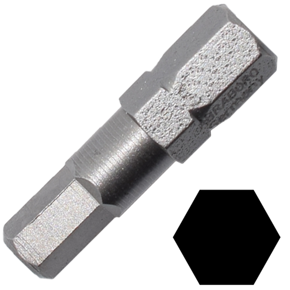 Abraboro 2.5 x 25 mm hatszög (imbusz) SUPRA bit, 10 db/csomag termék fő termékképe
