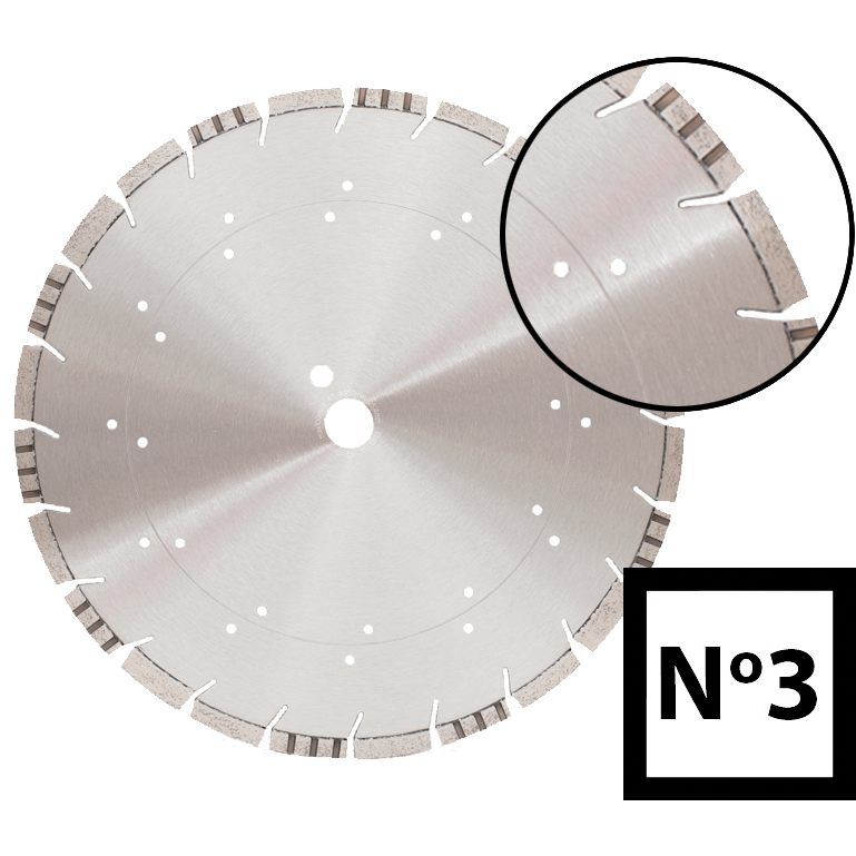 Abraboro 350 x 25.40 mm No.3 gyémánttárcsa termék fő termékképe