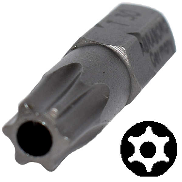 Abraboro TxTR 40 x 25 mm Torx Tamper SUPRA bit, 10 db/csomag termék fő termékképe
