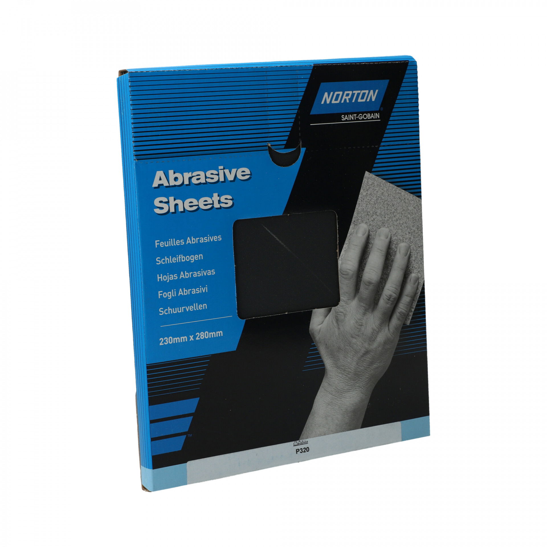 Norton T489 vízálló csiszolópapír 230x280mm P320, 50 db/csomag termék fő termékképe