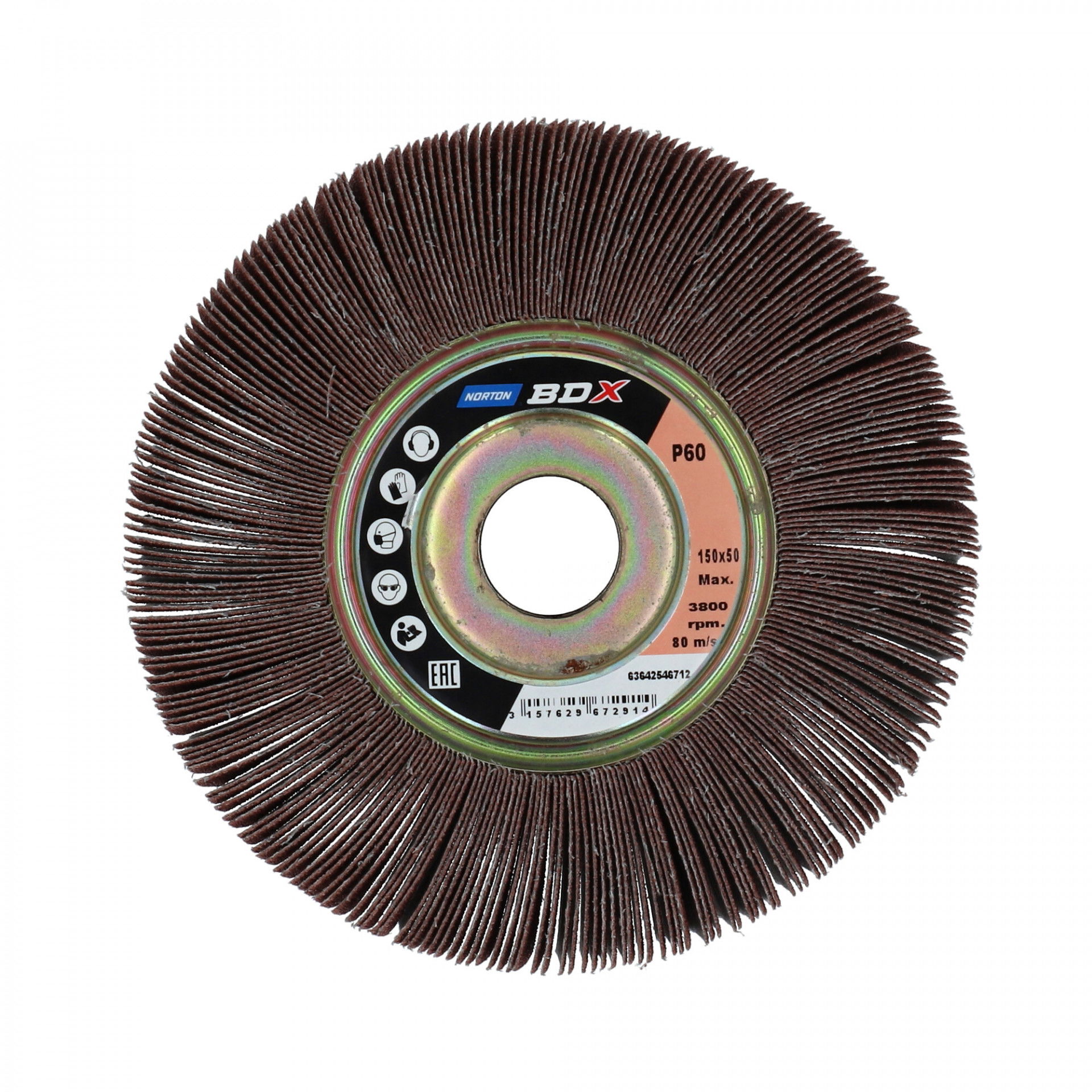 Norton R207Plus szaturnusz lamellás csiszolókorong Ø150x50x25mm P40 termék fő termékképe