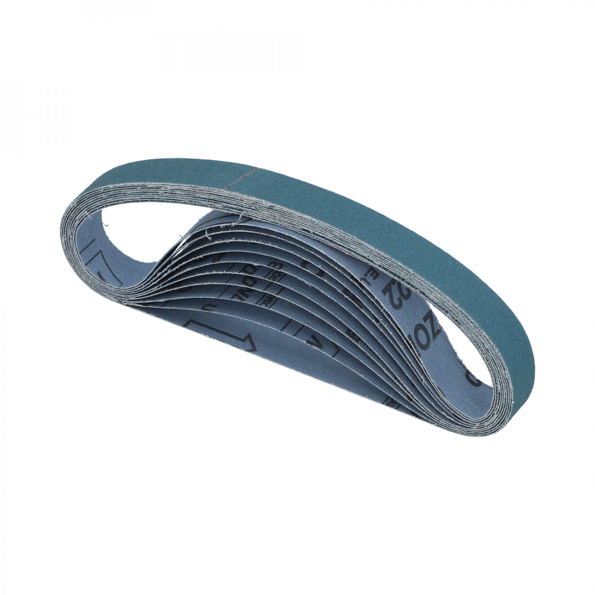 Norton Norzon R822 kisgép csiszolószalag 20x520mm P80, 10 db/csomag termék fő termékképe