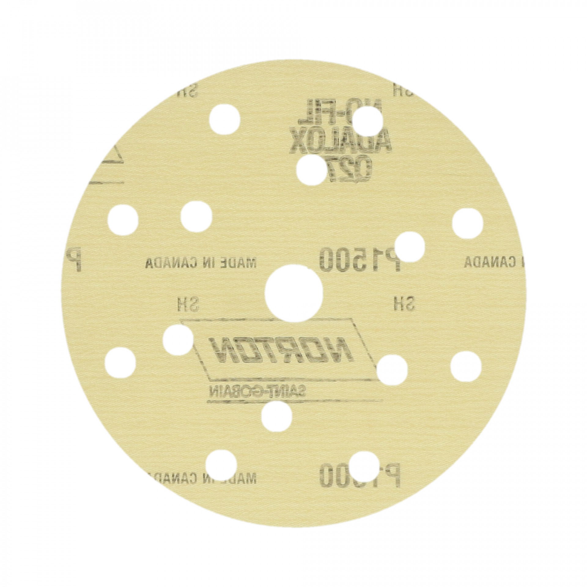 Norton Pro Film Q275 tépőzáras csiszolókorong Ø150 14+1 Lyukas P1500, 100 db/csomag termék fő termékképe