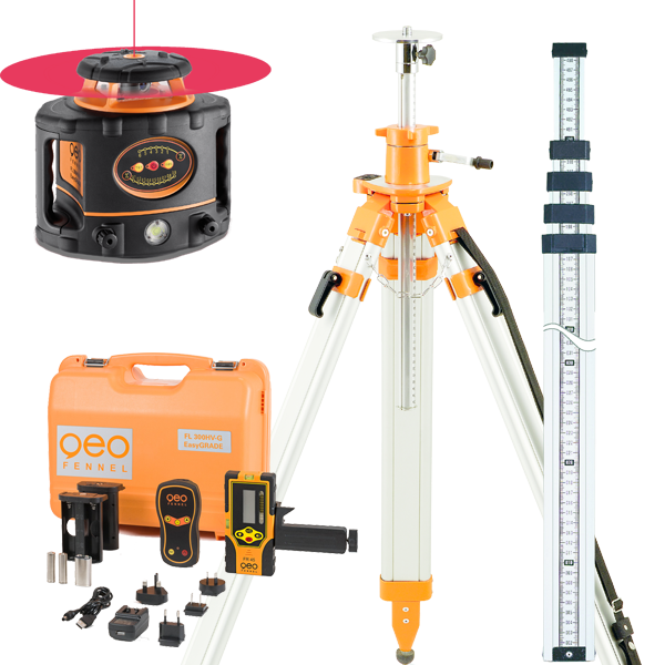 geo-FENNEL FL 300HV-G EasyGRADE automata forgólézer készlet termék fő termékképe