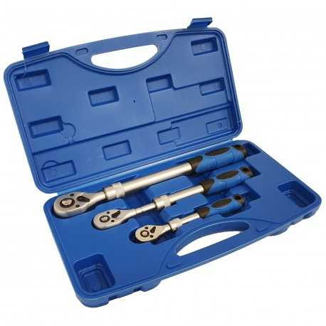 LINCOS Racsnis hajtószár készlet, teleszkópos, 1/4", 3/8", 1/2" termék fő termékképe