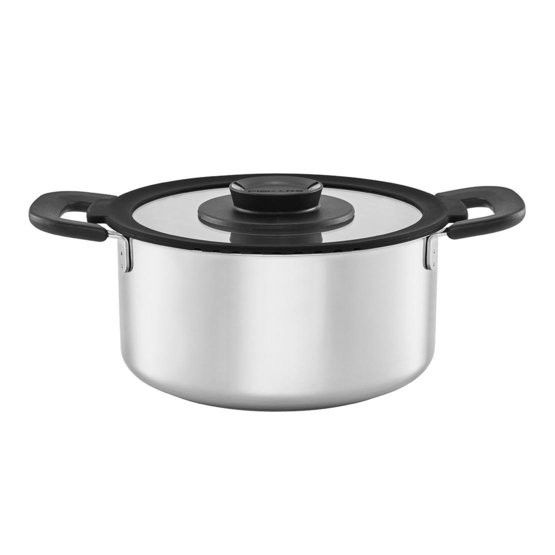 Fiskars Functional Form lábas, 3 l, rozsdamentes acél, fedővel termék fő termékképe
