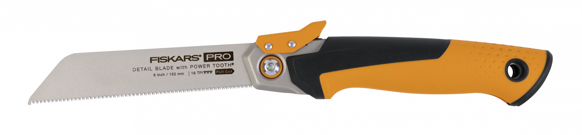Fiskars Pro PowerTooth™ összecsukható fűrész, 150 mm, 19TPI termék fő termékképe