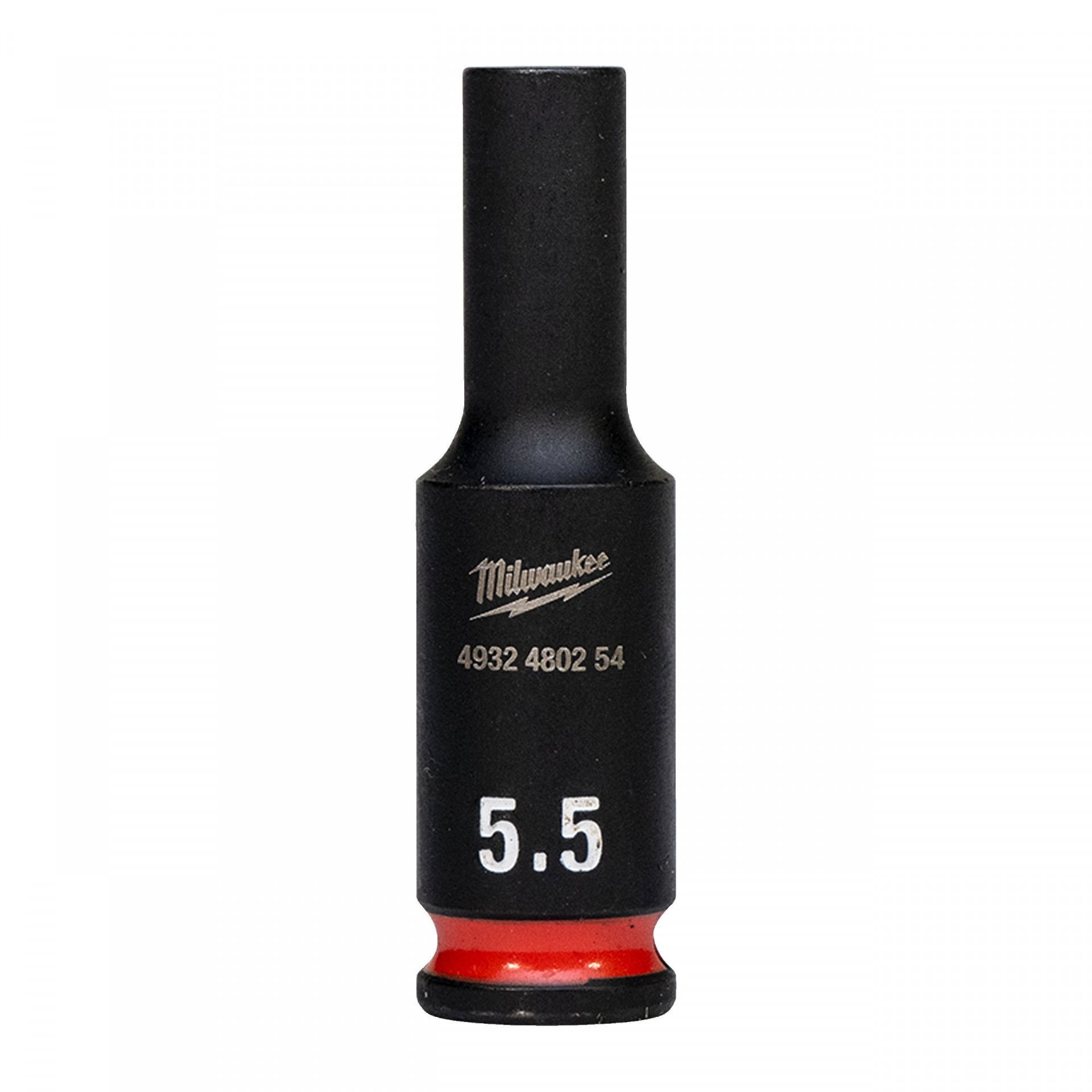 Milwaukee Shockwave Impact Duty™ 1/4"-os gépi dugókulcs fej, hosszú, 6-lapú, 5.5 mm termék fő termékképe