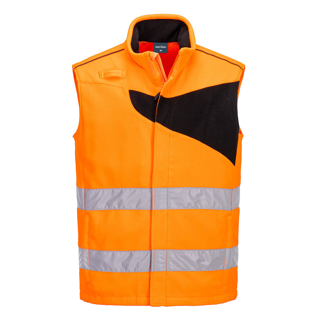 Portwest PW231 - PW2 Hi-Vis polár mellény, narancs/fekete termék fő termékképe