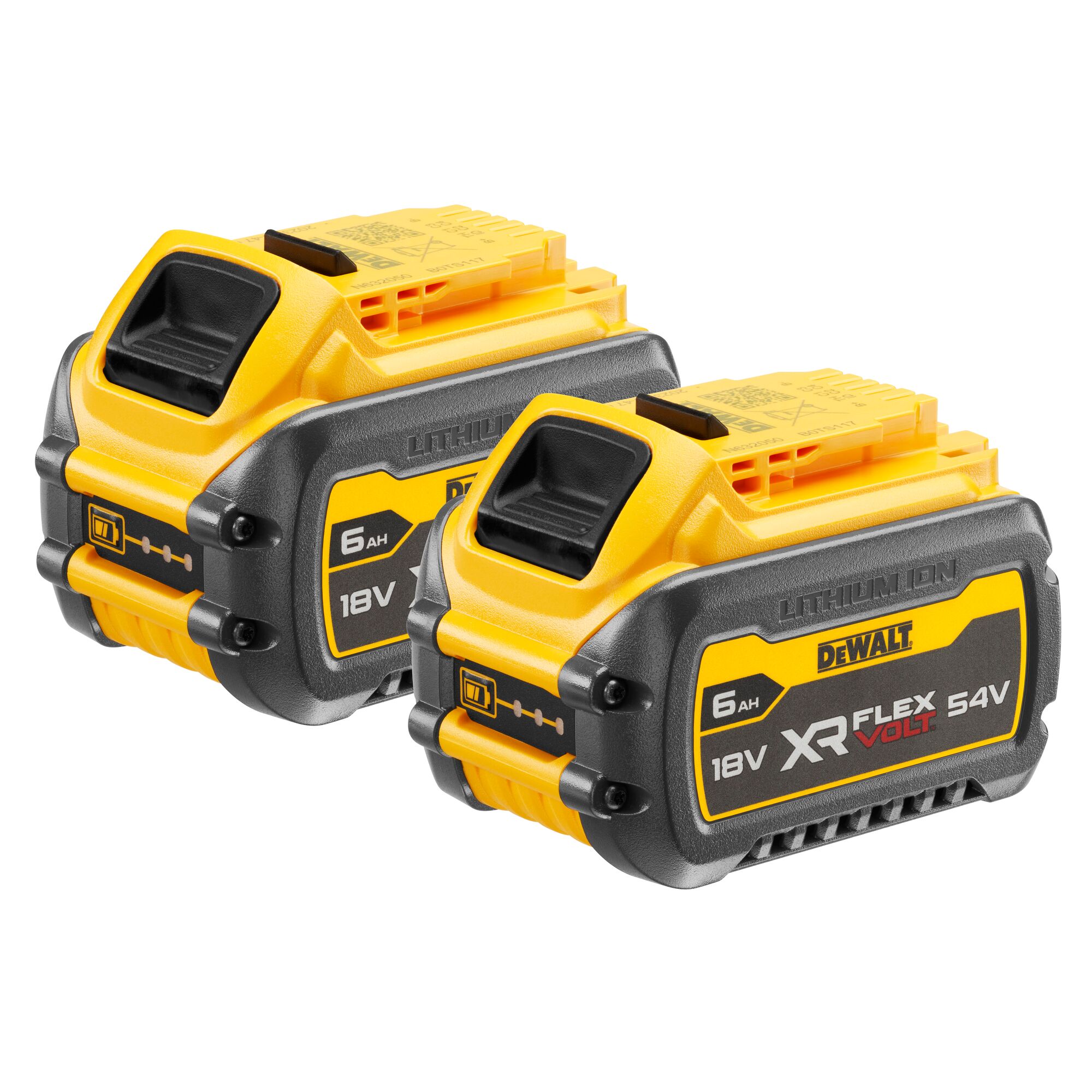 Dewalt DCB546T2 18/54 V 6.0 Ah XR FLEXVOLT akkumulátor, 2 db/csomag termék fő termékképe